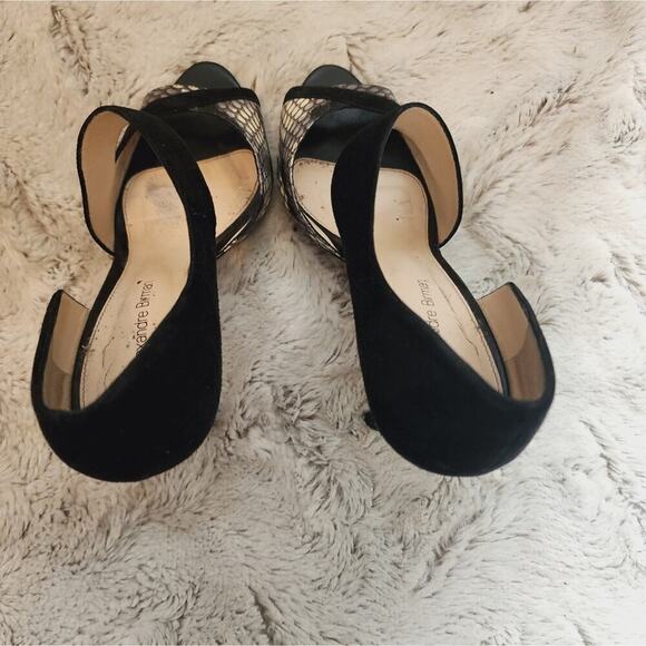 ALEXANDRE BIRMAN BLAC SUEDE ANIMAL PRINT STRAPPY HEEL SIZE 37 6.5/7 - Picture 4 of 9